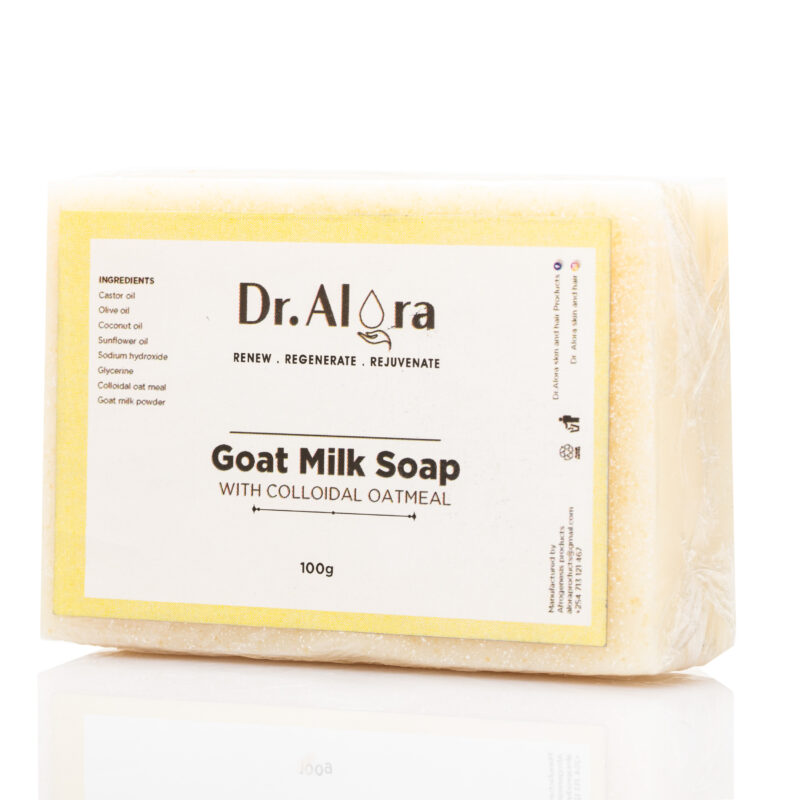 GOAT MILK AND COLLOIDAL OATMEAL SOAP Dr Alora Skin & Hair Products